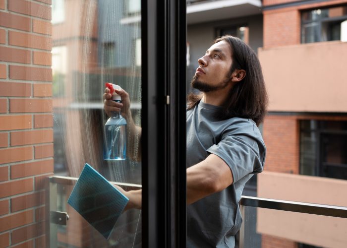 Residential window cleaning