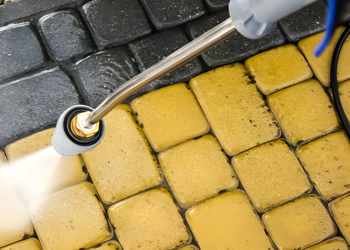 Professional residential pressure cleaning Melbourne restoring outdoor surfaces with high-pressure washing for a spotless and refreshed look